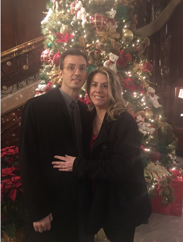 At a Museum Holiday Exhibit