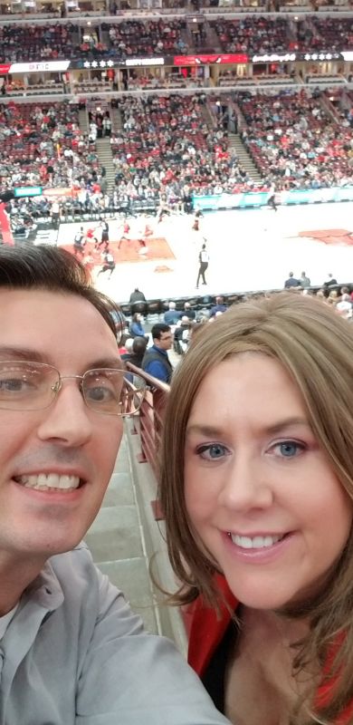At a Bulls Game