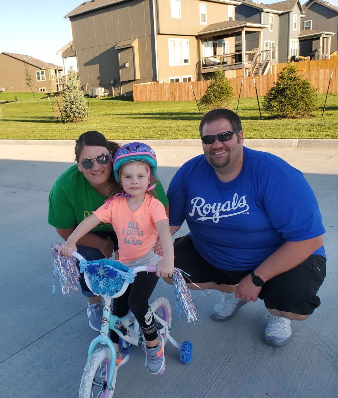 Learning to Ride Her Bike