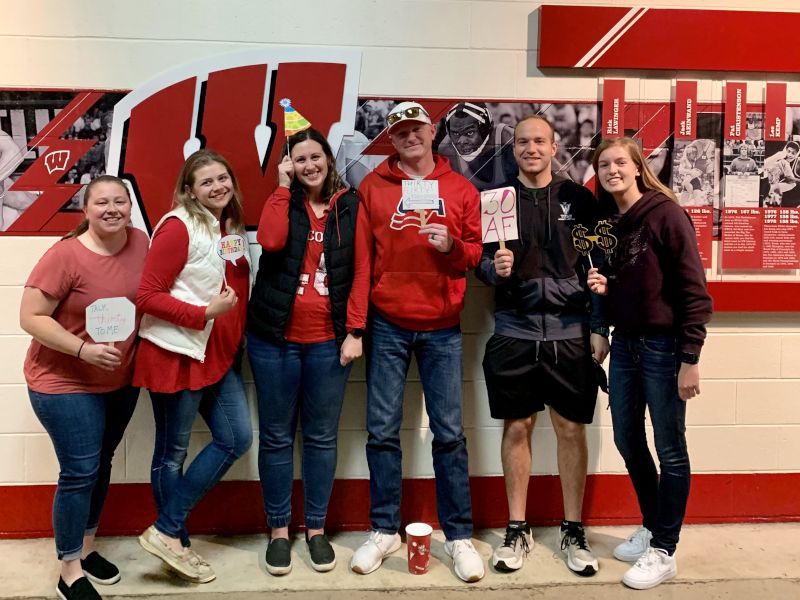 Birthday Trip to Wisconsin Volleyball