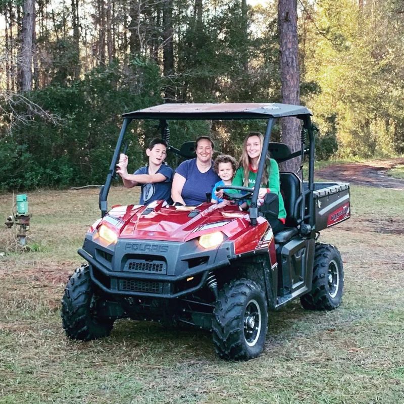 Kristen With Our Nieces & Nephews