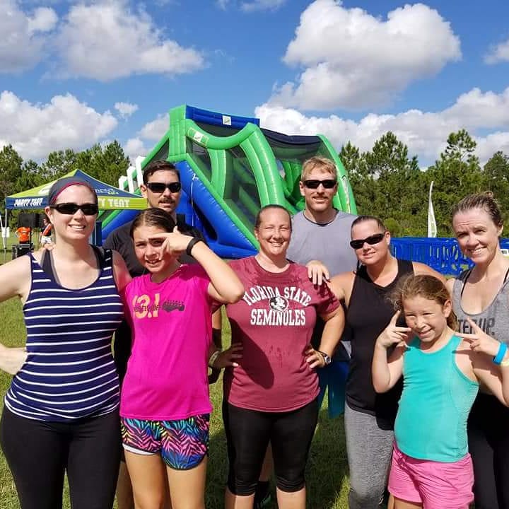Inflatable Race With Friends