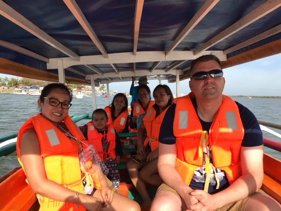 Boat Ride With Julie's Family in the Philippines