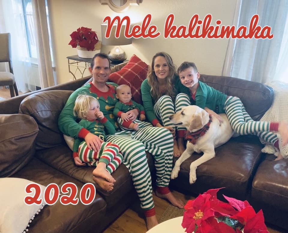 Matching Christmas PJs are a Family Tradition