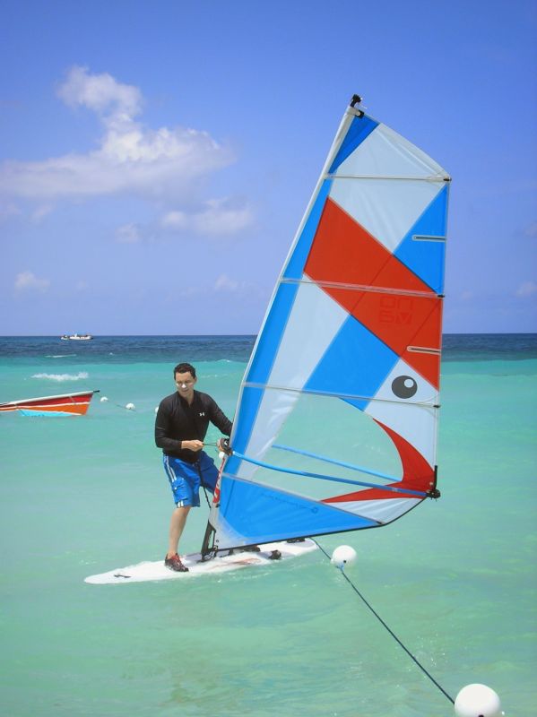 Brian Windsurfing