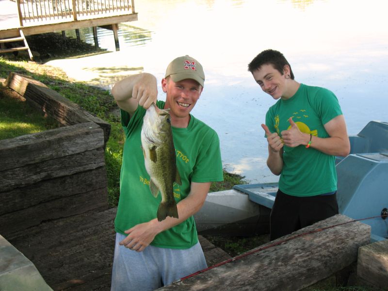 RJ Caught a Nice Bass