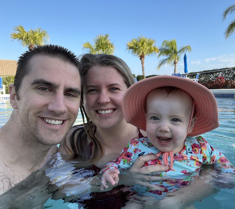 Family Swim in Florida