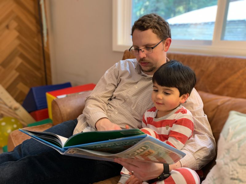 Reading Time With Daddy