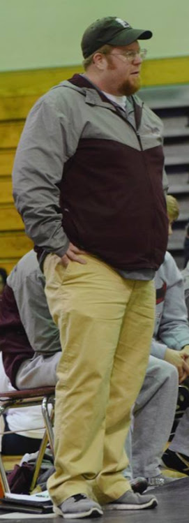 Scott Coaching Wrestling