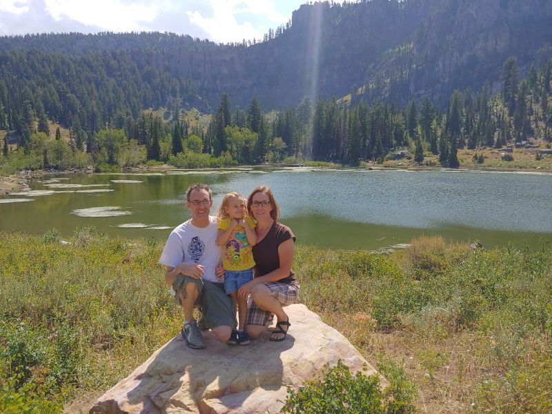 Enjoying the Scenery on a Hike