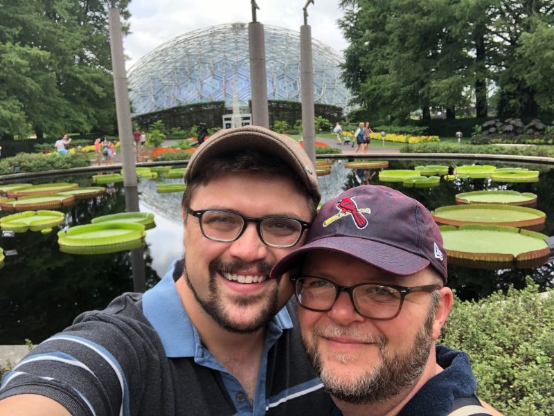 At the Botanical Garden Near Our Home