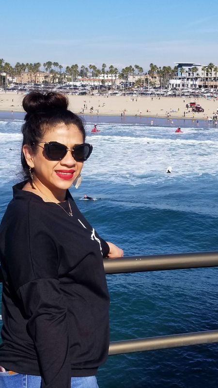 New Year's Day at Huntington Beach